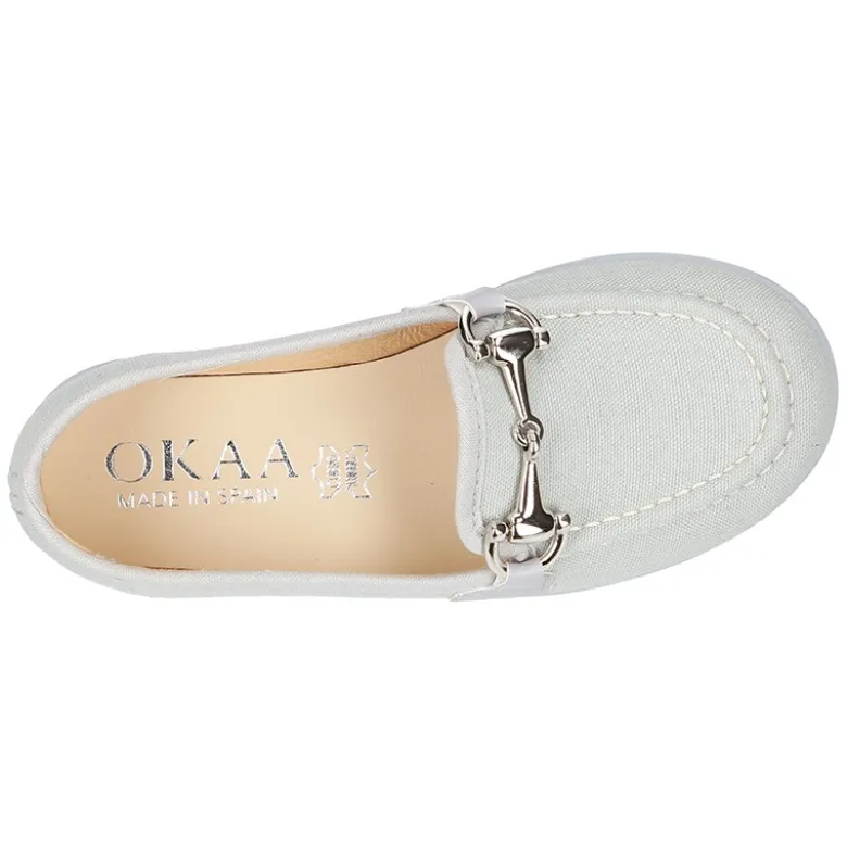 Mocasín Mayores con estribo en lona algodón.