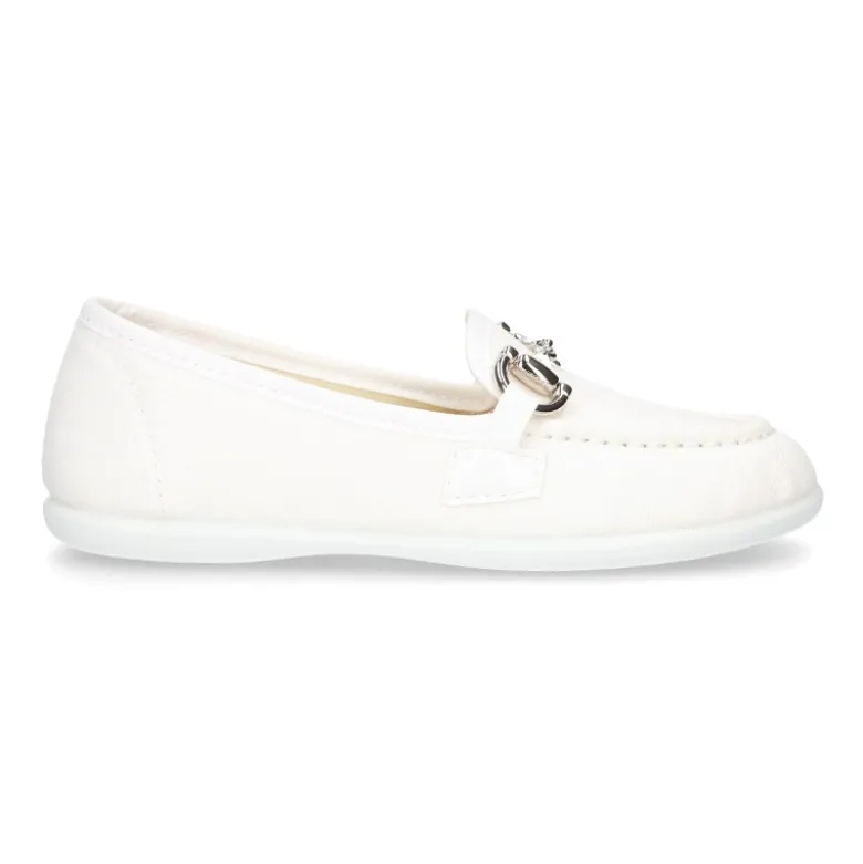 Mocasín Mayores con estribo en lona algodón.