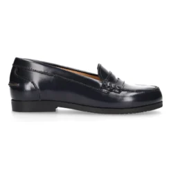 Mocasín NIÑA colegial en piel Antik.