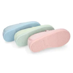 Mocasín niño antifaz en Serratex en colores pasteles.
