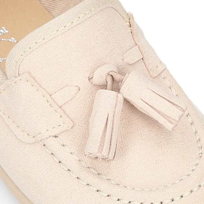 Mocasín niño BORLAS en Serratex en colores pasteles.