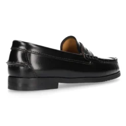 Mocasín niño clásico COLEGIAL con antifaz en piel Antik.