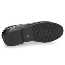 Mocasín niño clásico COLEGIAL con antifaz en piel Antik.