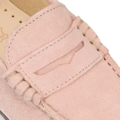 Mocasín niños antifaz en piel serraje en colores de PRIMAVERA.