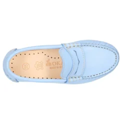 Mocasín niños con antifaz en piel EXTRA SUAVE.