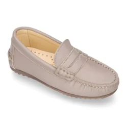 Mocasín niños con antifaz en piel EXTRA SUAVE.