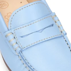 Mocasín niños con antifaz en piel EXTRA SUAVE.