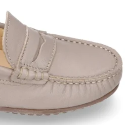 Mocasín niños con antifaz en piel EXTRA SUAVE.