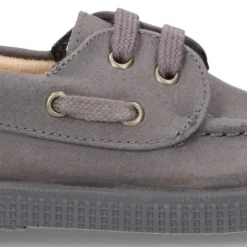 Naútico Niños con cordones en Serratex encerado.