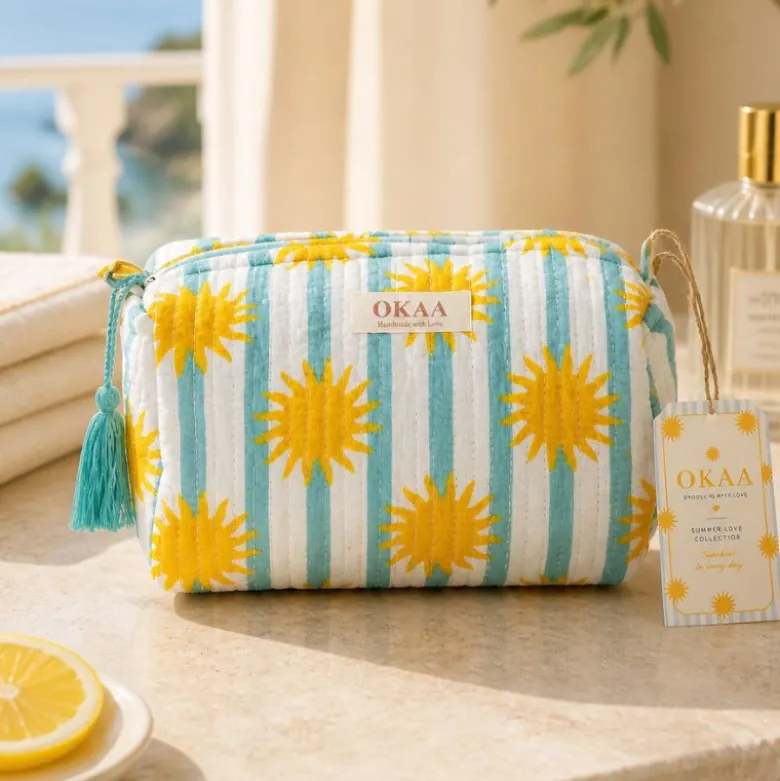 Neceser Acolchado Sunshine Mediterráneo
