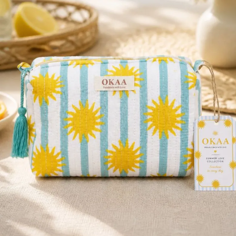 Neceser Acolchado Sunshine Mediterráneo