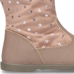 Nueva Bota en piel combinada con Serratex estampado con ESTRELLAS.