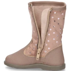 Nueva Bota en piel combinada con Serratex estampado con ESTRELLAS.
