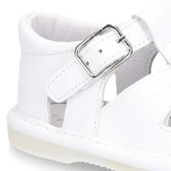 Nueva Sandalia tipo pepito en piel suave para niños bebés.
