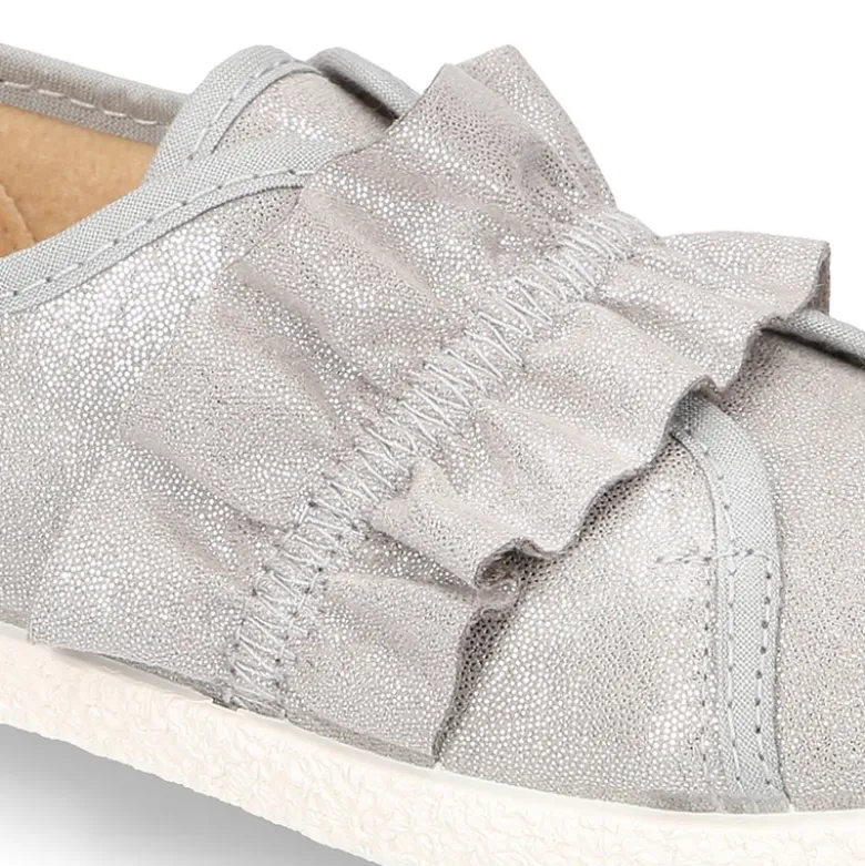 Nuevo Tenis Moda con elástico fruncido en Serratex con BRILLOS.