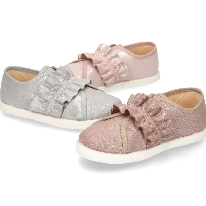 Nuevo Tenis Moda con elástico fruncido en Serratex con BRILLOS.