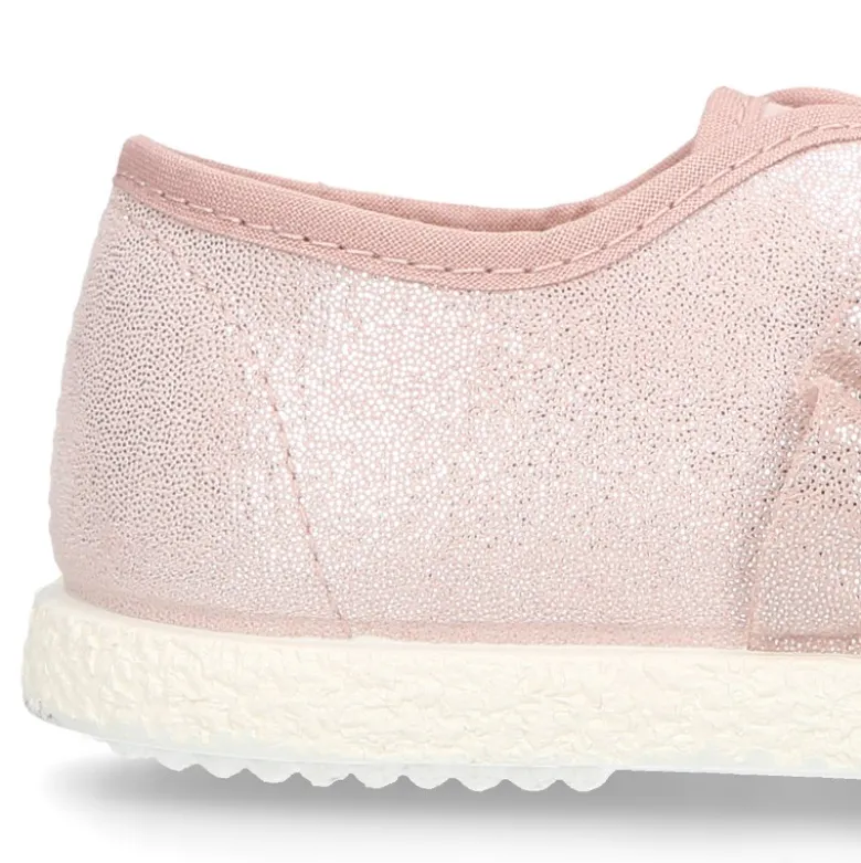 Nuevo Tenis Moda con elástico fruncido en Serratex con BRILLOS.