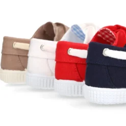 Náutico Lona algodón sin cordones.