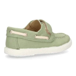 Náutico niño Lona algodón sin cordones.