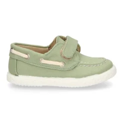 Náutico niño Lona algodón sin cordones.