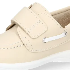 Náutico niño piel lavable sin cordones.