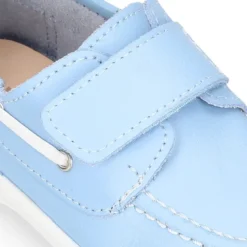 Náutico niño piel lavable sin cordones.