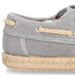 Náutico niño sin cordones tipo alpargata en lona algodón LAVADA.