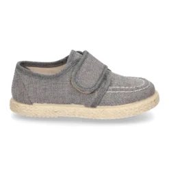 Náutico Niño tipo Alpargata en lona sin cordones.