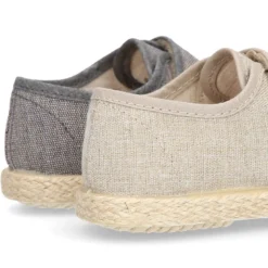 Náutico Niño tipo Alpargata en lona sin cordones.