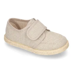Náutico Niño tipo Alpargata en lona sin cordones.