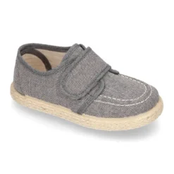 Náutico Niño tipo Alpargata en lona sin cordones.