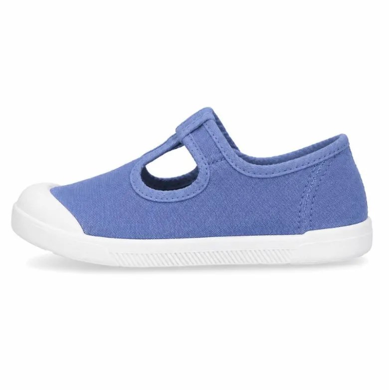 Pepito BAREFOOT niño sin cordones en lona en color jeans
