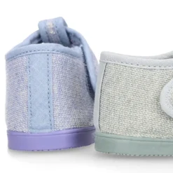 Pepito bebé niño casa lona punto colores pasteles suela SUPER FLEXIBLE.
