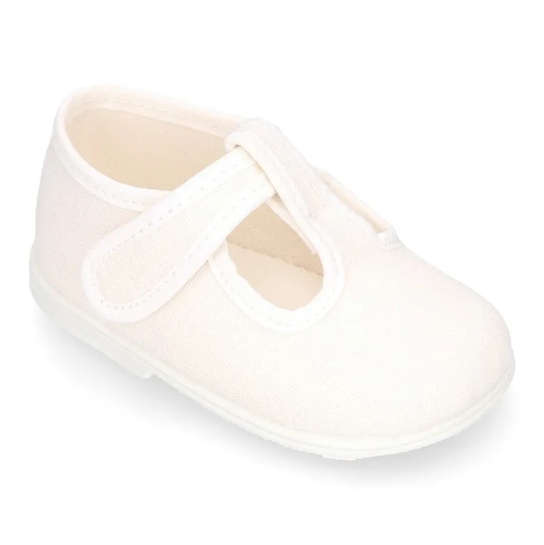 Pepito bebé niño lona piqué en colores pasteles y suela SUPER FLEXIBLE.