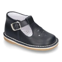 Pepito estilo VINTAGE con hebilla y picados en piel.