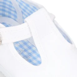 Pepito niño en lona piqué con hebilla y piso tipo bamba.