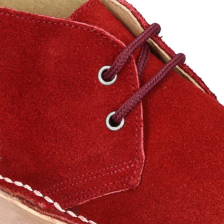 Safari o pisacacas con cordones en piel de serraje