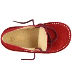 Safari o pisacacas con cordones en piel de serraje