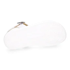 Sandalia Barefoot Blanca con Hebilla – OKAA FLEX