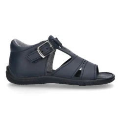 Sandalia Niño peque puntera abierta en piel lavable suela SÚPER FLEXIBLE.
