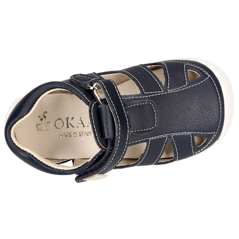 Sandalia niños OKAA FLEX sin cordones en MICRO PUNTO SUAVE.