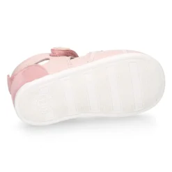 Sandalia niños OKAA FLEX sin cordones en Piel Napa combinada con piel serraje.
