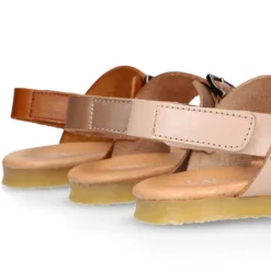 Sandalia Niños para vestir tipo BIO con hebillas en piel.