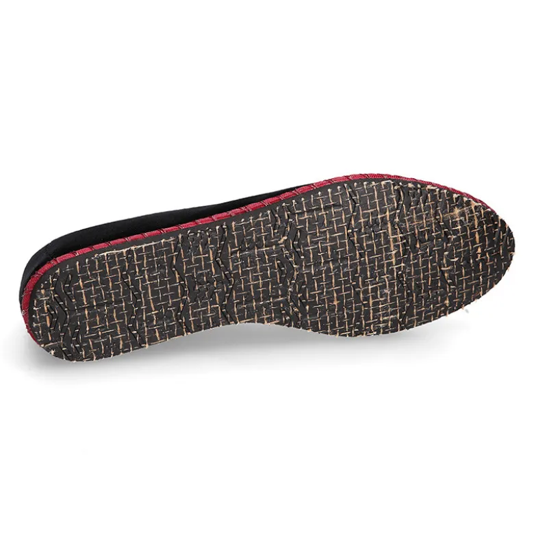 Slipper de mujer con horma estilizada en terciopelo