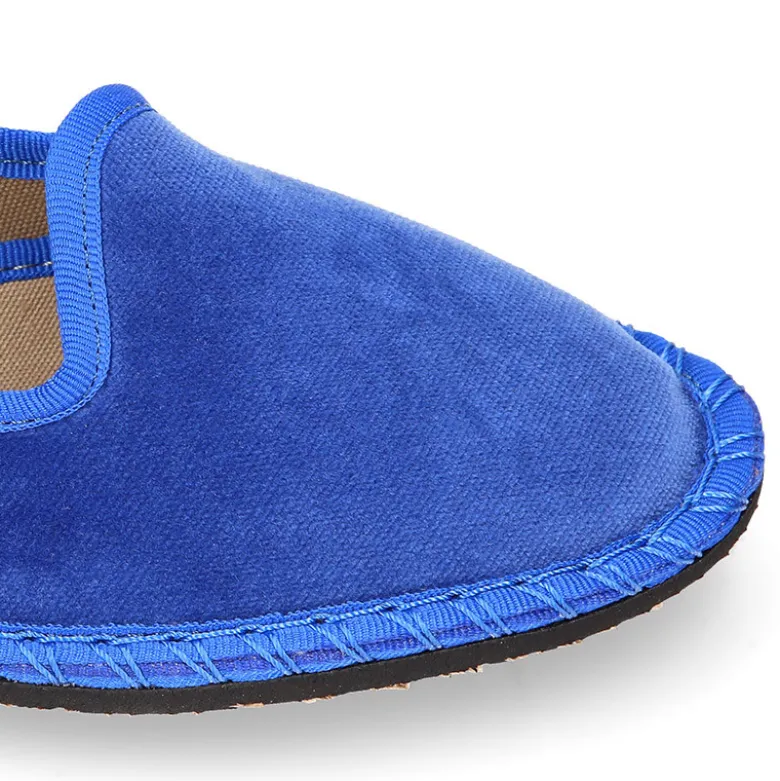 Slipper mujer en terciopelo en colores de moda.
