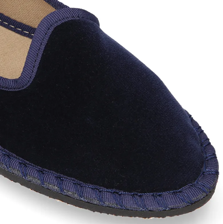Slipper mujer en terciopelo en colores de moda.