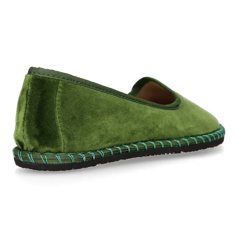 Slipper mujer en terciopelo en colores de moda.