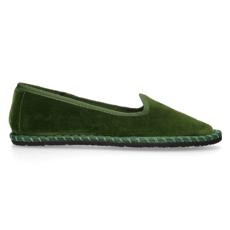 Slipper mujer en terciopelo en colores de moda.