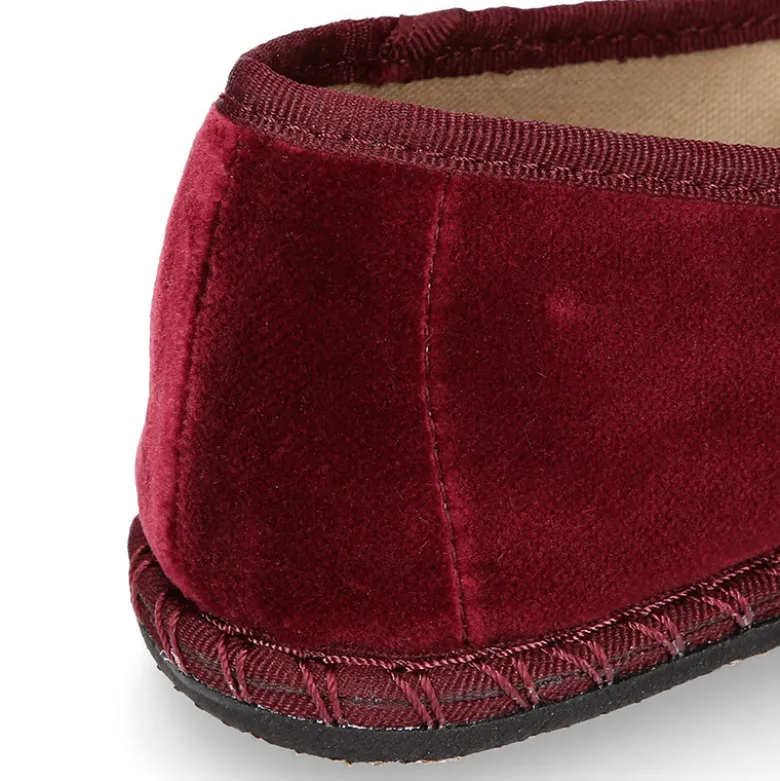 Slipper mujer en terciopelo en colores de moda.