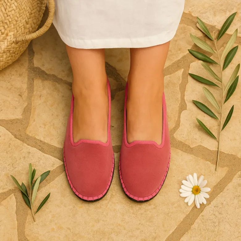 Slipper mujer en terciopelo en colores de moda.